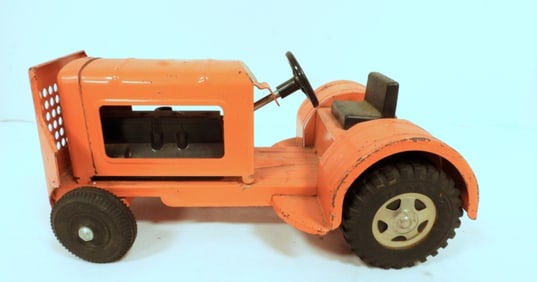 1960's TONKA AIRPORT LUGGAGE TRACTOR