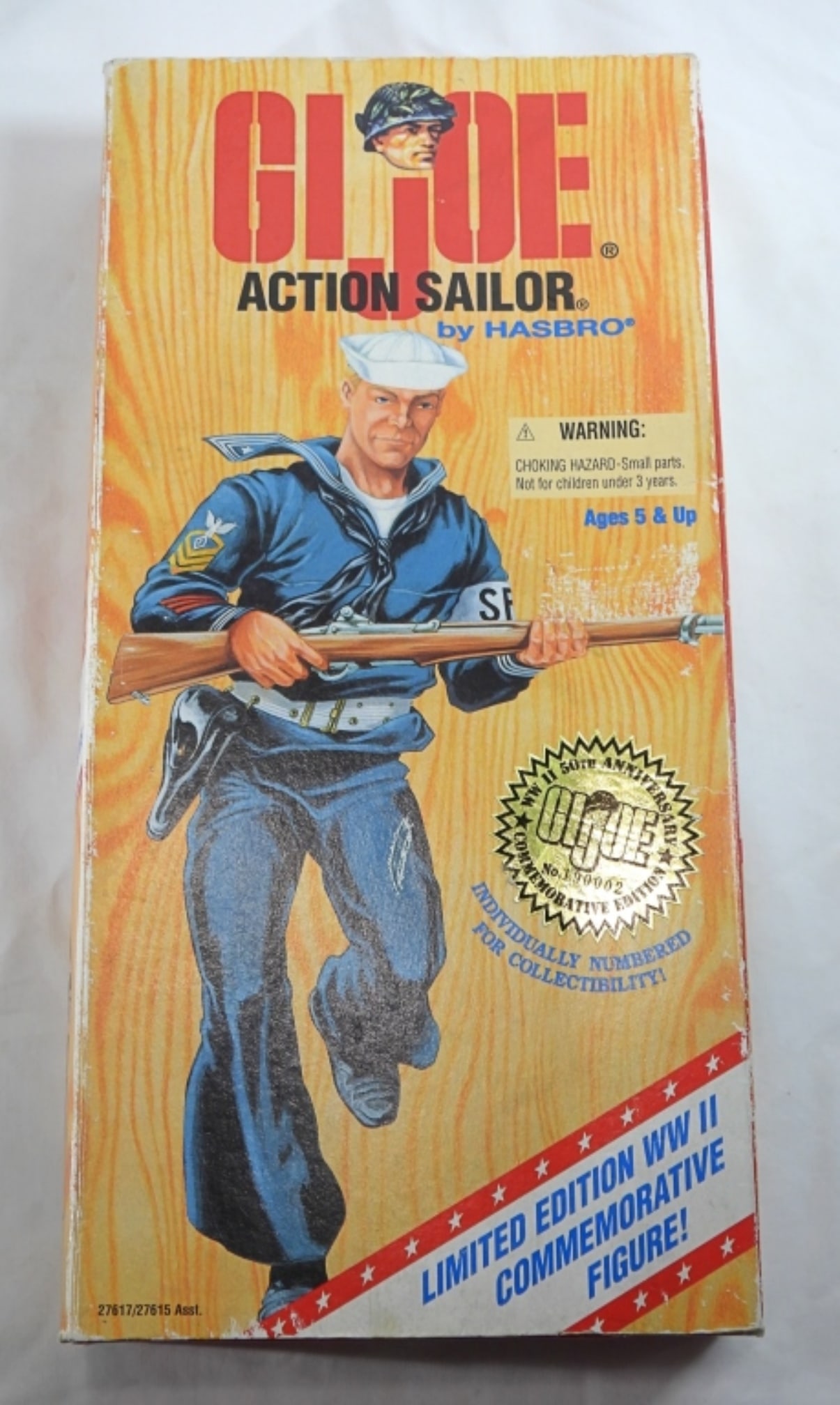 1964-65 G.I. JOE ACTION SAILOR BY HASBRO: 1964-65 G.I. JOE ACTION SAILOR BY HASBRO, IN GREAT CONDITION, IN ORIGINAL BOX