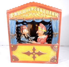 PUNCH AND JUDY BANK MECHANICAL BANK