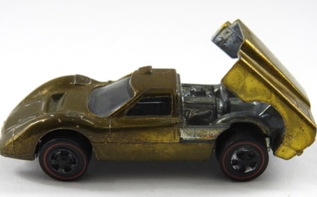 1967 REDLINE HOT WHEELS FORD J-CAR GOLD