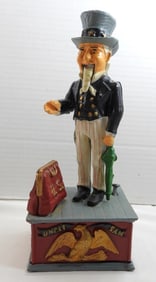 VINTAGE UNCLE SAM COIN BANK