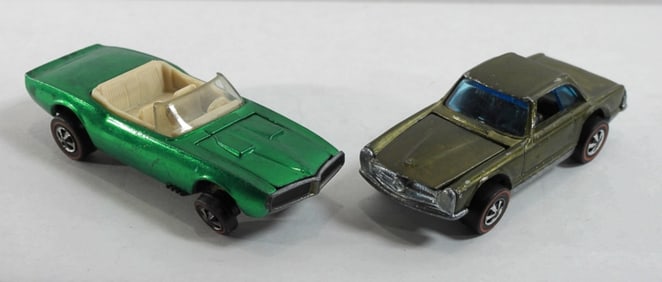 (2) 1968-69 REDLINE HOTWHEELS CARS