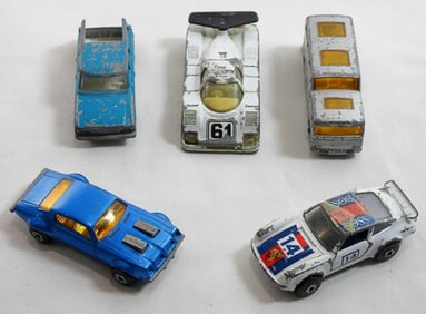(5) VARIETY MATCHBOX TOY CARS