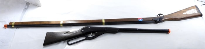 52" LONG TOY WOOD GUN & DAISY BB GUN