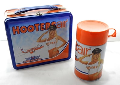 HOOTERS LUNCHBOX W/ THERMOS
