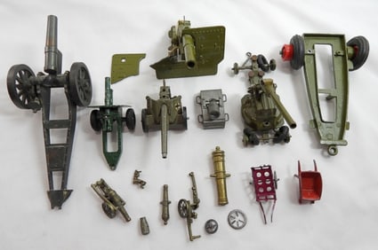 Vintage Miscellaneous Cannon and Wheel barrel's