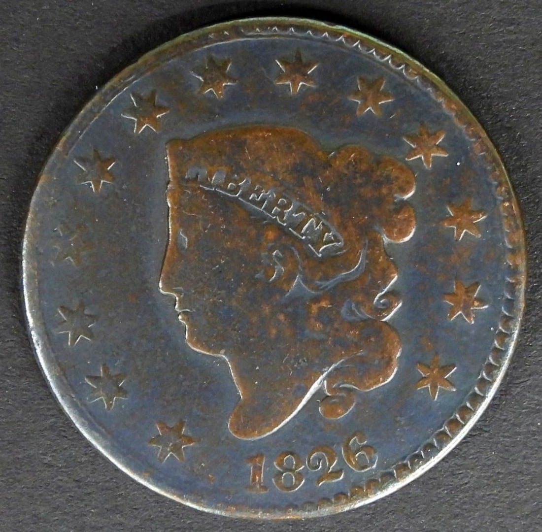 1826-MATRON LIBERTY HEAD LARGE CENT (1 of 2)