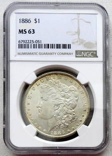 1886 MORGAN DOLLAR NGC MS-63: YOUR NUMBER 1 SHOP FOR ALL THINGS COLLECTIBLE
