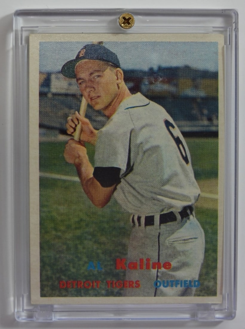 1957 TOPPS #125 AL KALINE EX+ (1 of 2)