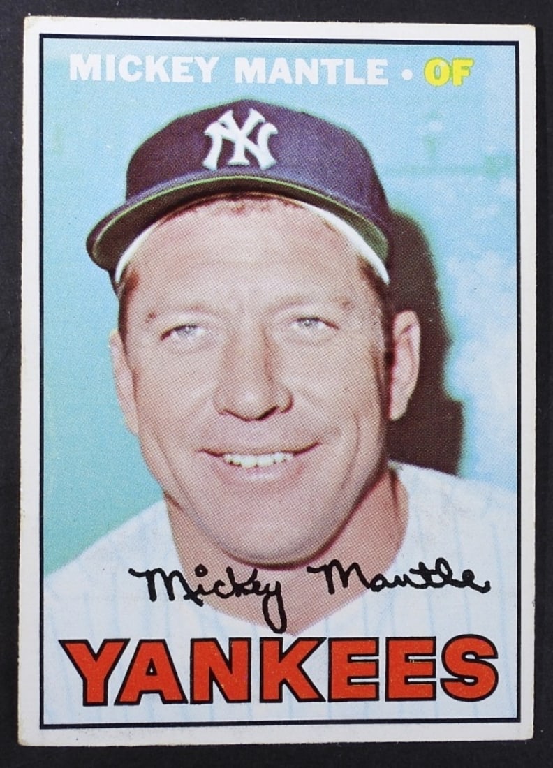 1967 TOPPS #150 MICKEY MANTLE (1 of 2)