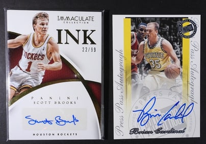 2 AUTO NBA BASKETBALL CARDS