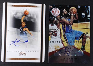 2 AUTO NBA BASKETBALL CARDS