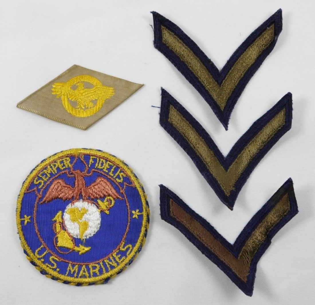 5 VARIETY US MARINES PATCHES (1 of 2)