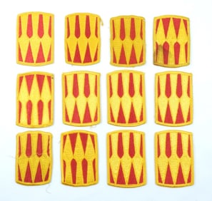 12 US ARMY 3RD SUPPORT BRIGADE PATCHES