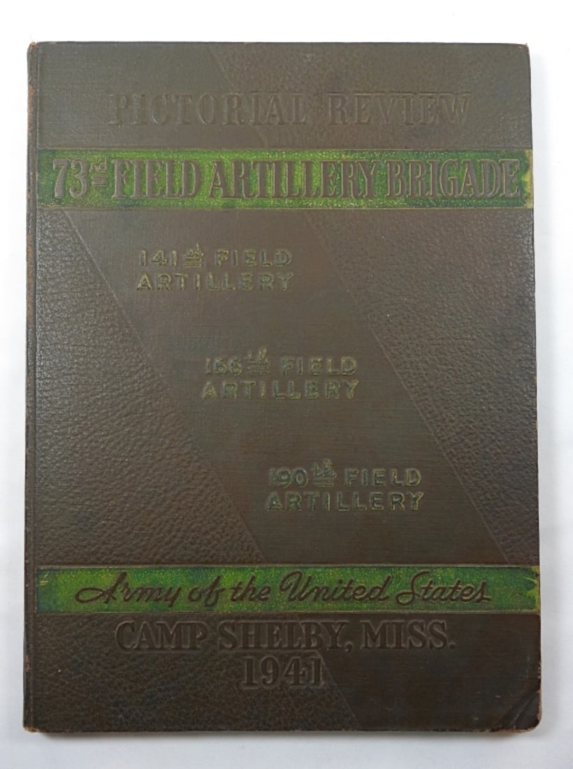 1941 ARMY FA CAMP SHELBY PICTURE REVIEW BOOK (1 of 3)