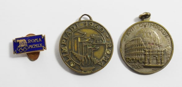 1960 ROMA OLIMPIADI XVII MEDAL LOT