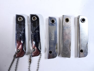 (5) MINI METAL MULTI-TOOL KNIVES