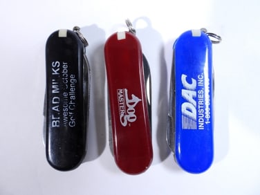 (3) MINI MULTI-TOOL KNIVES