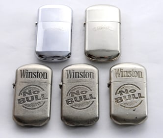 (3) WINSTON & CAMEL LIGHTERS