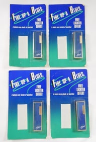(4) VINTAGE BLUES LIGHTERS IN PACKAGE