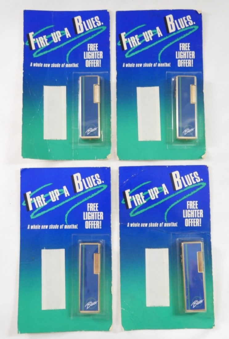 (4) VINTAGE BLUES LIGHTERS IN PACKAGE (1 of 2)