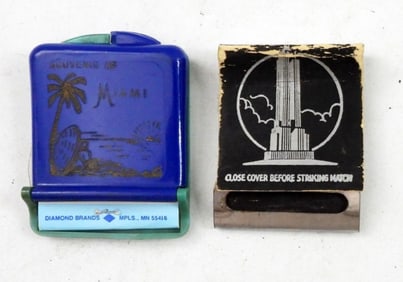 (2) VINTAGE MATCHBOOKS - NY & MIAMI