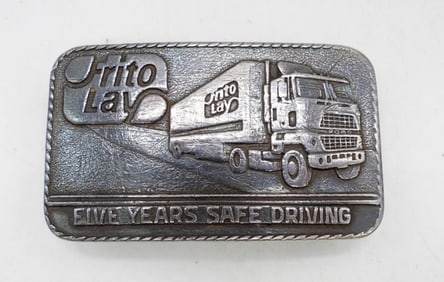 Frito Lay Sterling Belt Buckle