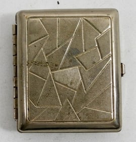 ANTIQUE COMPACT WITH LIP ROUGE