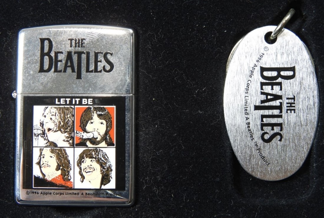 1997 SEALED BEATLES ZIPPO GIFT SET (1 of 3)