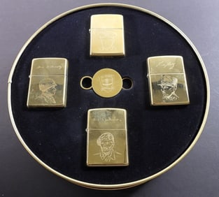 SEALED D-DAY NORMANDY 50 YEARS ZIPPO SET