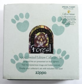 1995 SEALED ZIPPO MYSTERIES OF THE FOREST SET
