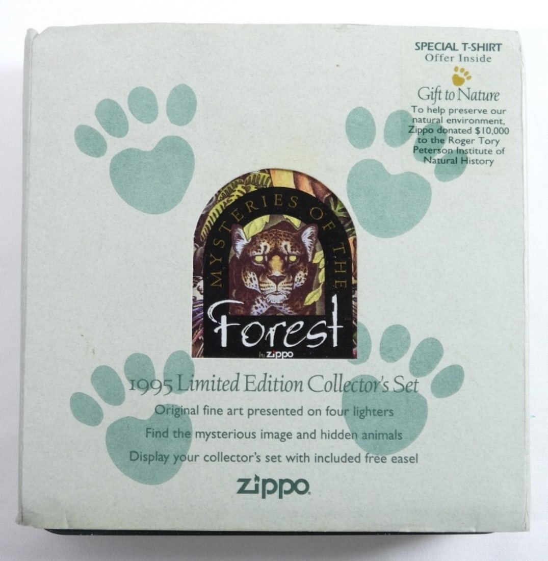1995 SEALED ZIPPO MYSTERIES OF THE FOREST SET (1 of 4)