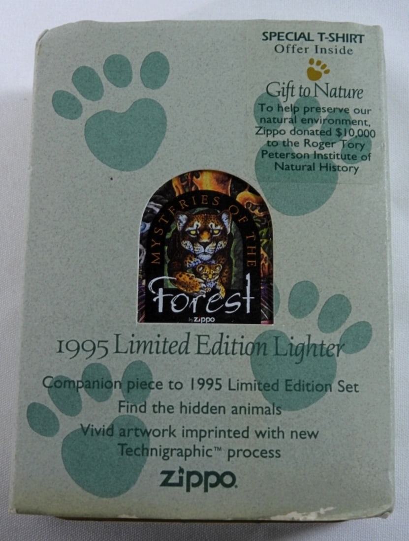1995 SEALED ZIPPO MYSTERIES OF THE FOREST (1 of 4)