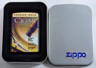 1996 SEALED CIGAR AFICIONADO ZIPPO