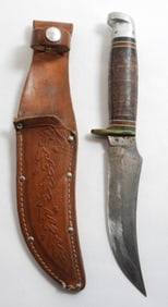 VINTAGE WESTERN SKINNER KNIFE - USED