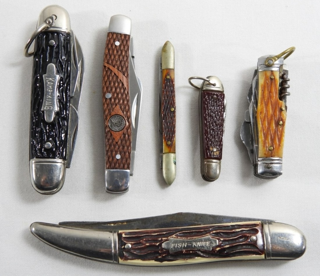 (6) KNIFE LOT - FISHING to CAMPING (1 of 3)