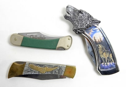 EAGLE LOCKBACK, WOLF FRANKLIN MINT &