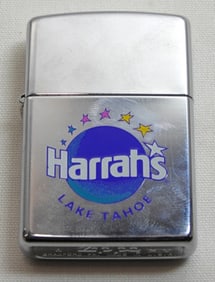 1996 UNFIRED HARRAHS LAKE TAHOE ZIPPO