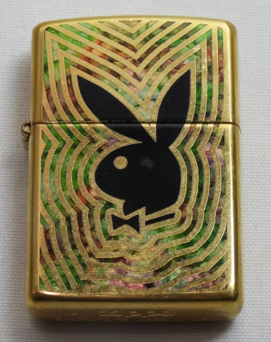 2016 SEALED PLAYBOY BUNNY ZIPPO: IN ITS ORIGINAL ZIPPO BOX, PLAYBOY LOGO ON THE FRONT 2016