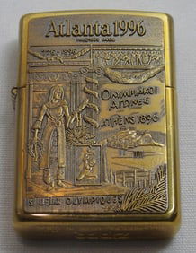 1996 OLYMPIC GAMES ATLANTA ZIPPO BRASS