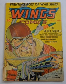 1941 WINGS COMICS No 13 FIGHTIN ACES