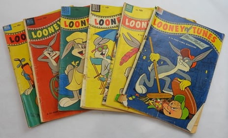 (6) GOLDEN AGE DELL LOONEY TUNES COMICS