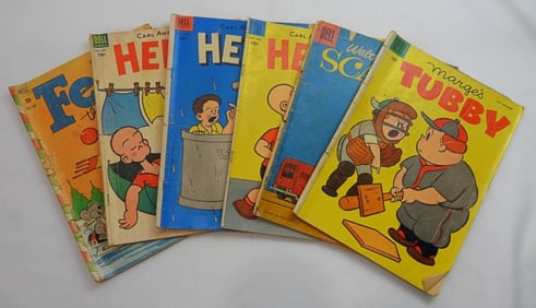 (6) DELL 10c COMIC LOT - HENRY, FELIX,