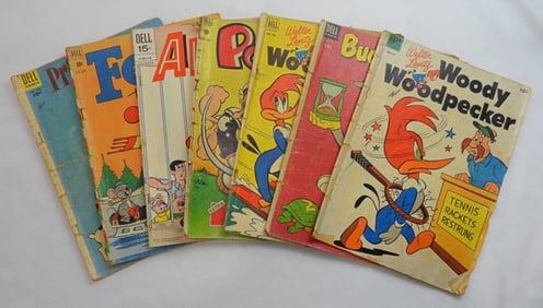 (7) DELL GOLDEN AGE COMICS - FELIX,