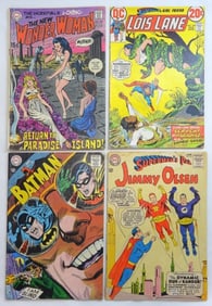 (4) VINTAGE DC COMICS - WONDER WOMAN,