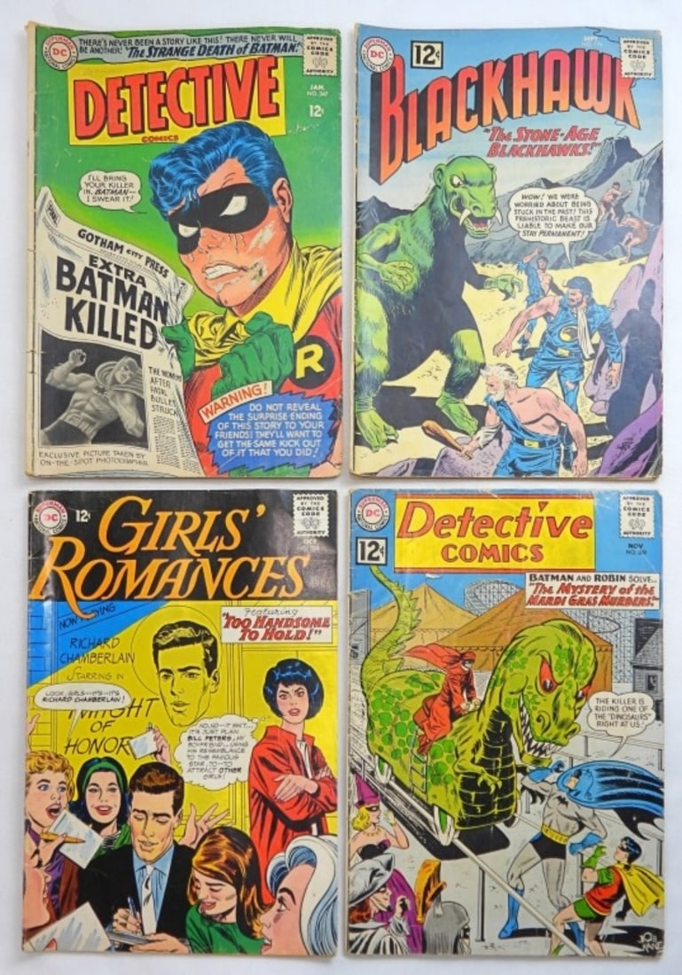 (4) DC COMICS 12c ISSUES - BLACKHAWK, (1 of 2)