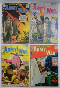 (4) OUR ARMY AT WAR #100, 101, 120, 121