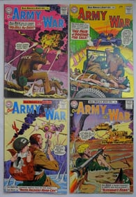 (4) OUR ARMY AT WAR #130 thru #133