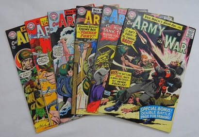 (6) OUR ARMY AT WAR #150, 152, 154-#157