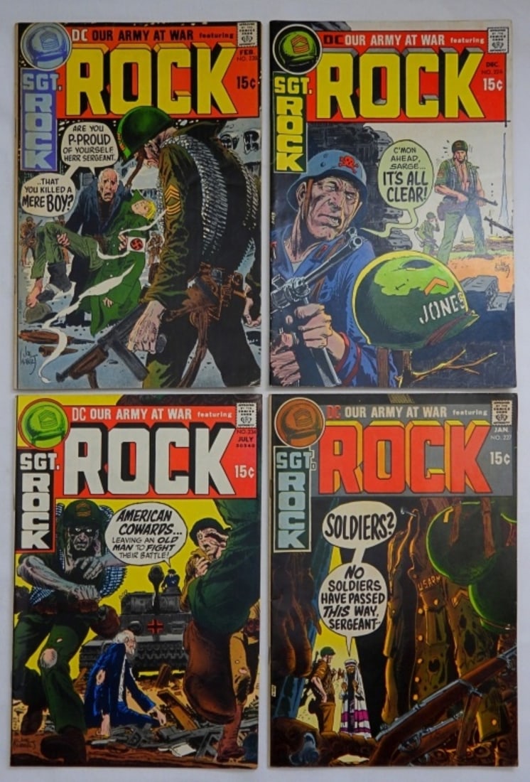 (4) SGT ROCK ARMY AT WAR #226-#228, 234 (1 of 2)